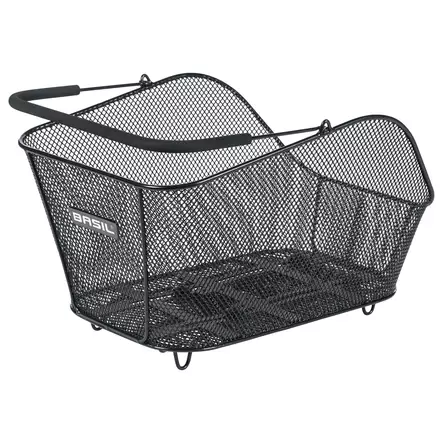 Bakre korg BASIL Icon MIK med pakethållarfäste, svart - Varukorgar - 11378 - 1