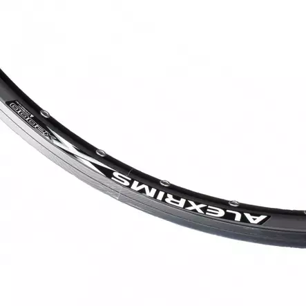 Fälg ALEX 26" 19-584, X2000 36H, dubbelbottnad , CNC fräst, aluminium, svart - Fälgar fram 26"/559 - 62808 - 2