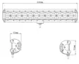 Kinwons Led Ramp 10-30V 288W Flood - MC Lampor och arbetsljus - 109-85288 - 2