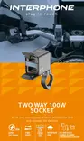 Interphone Two Way 100W Socket Charger & Power Outlet - MC Mobil och tablet tillbehör - 297-2398 - 3