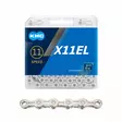 Kedja KMC X11EL, 11-delad, silver, 118L - Kedjor med 11 växlar - BX11ELN18 - 1