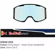 Spect Red Bull Strive MX Goggles Single lens Black/Blue clear - Glasögon linser - 674-220108 - 1