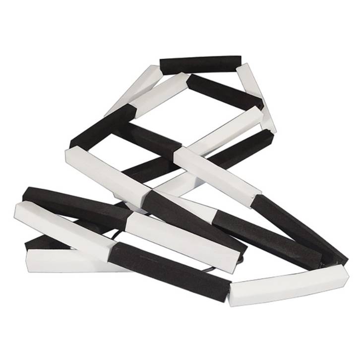 Elastisk höjdhoppribba, svart/vit 4,3m - Friidrotts tillbehör - kl805608 - 1