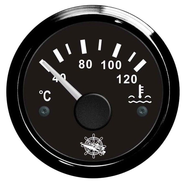 Osculati Temperature Gauge vatten 40-120° 12/24V - Mätare och sensorer - M27-320-08 - 1