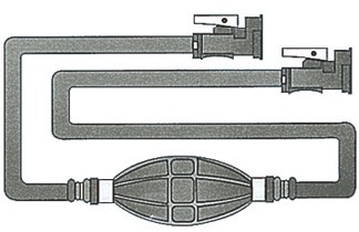 Osculati, bränsleslang+koppling (2st) Yamaha 1987- - Bränsleslangar - M52-731-78 - 1