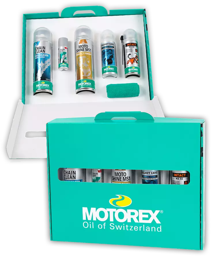 Motorex RIDE N' SHINE Kit (4) - Underhållsprodukter - 552-438 - 1