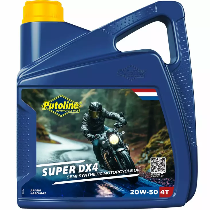 Putoline Super DX4 20W-50 Motorolja 4L - 4-T Motoroljor - 554-70098 - 1