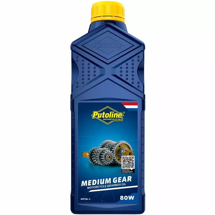 Putoline Medium Gear Oil 80W 1L - Växel och bak oljor - 554-70158 - 1