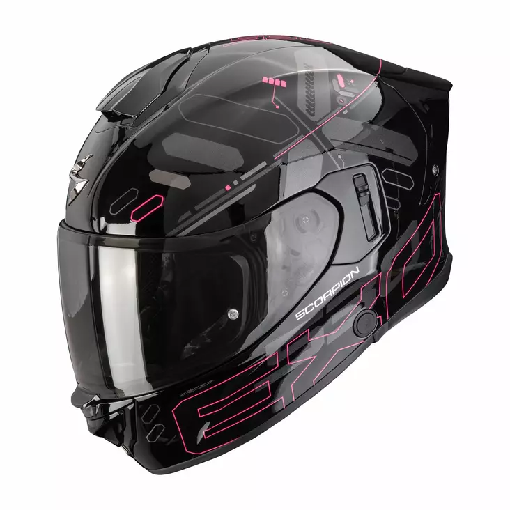 SCORPION hjälm EXO-530 AIR FOND, svart/rosa - MC integralhjälmar - 649-269908 - 1