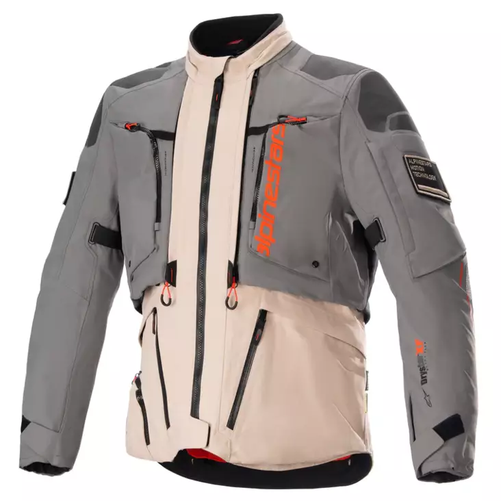 MC-Jacka Alpinestars AMT-10R Drystar XF, grå/brun/orange - MC jackor - D439278 - 1