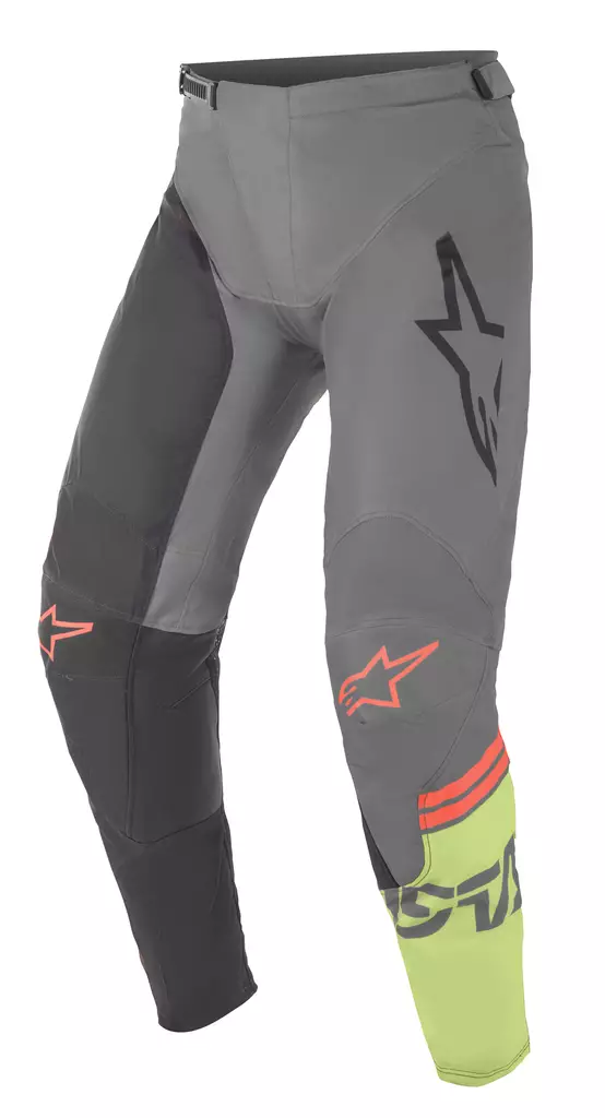 Alpinestars Racer Byxor Compass Svart/Grå/Grön Fluo - Crossbyxor - D347128 - 1