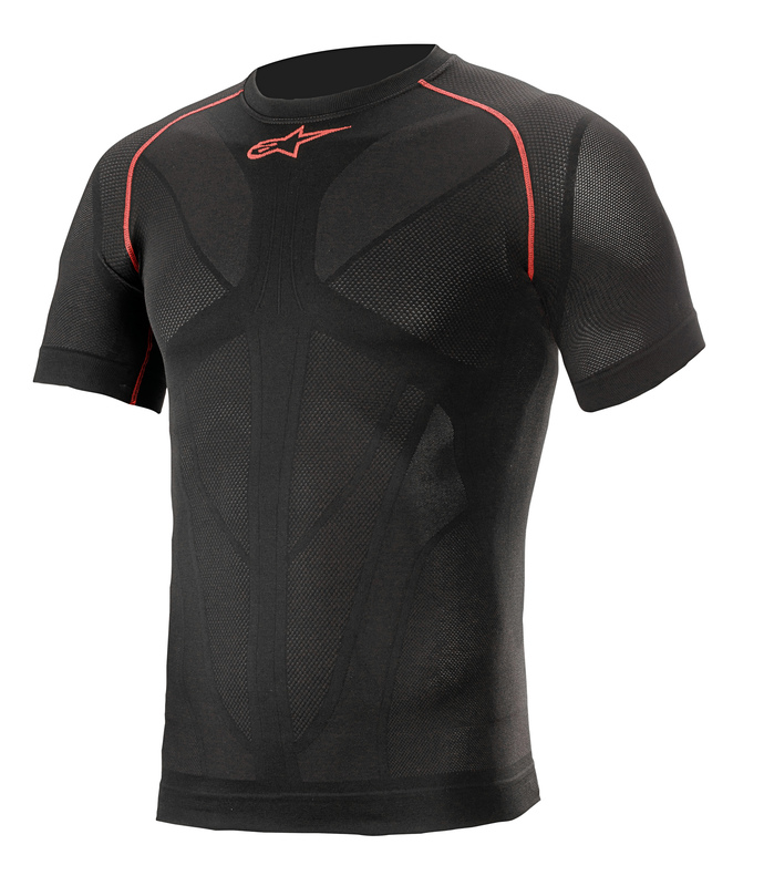 Underställ T-Shirt Alpinestars Ride Tech v2, röd - Underställ - D373758 - 2