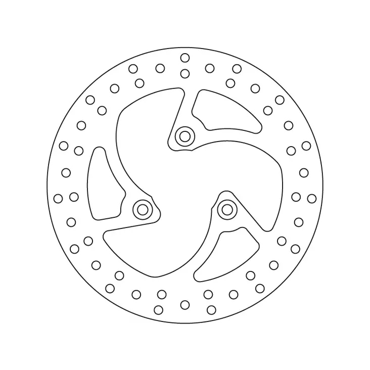 Brembo Bromsskiva Serie Oro - MC Bromsskivor - 232-68B40758 - 1