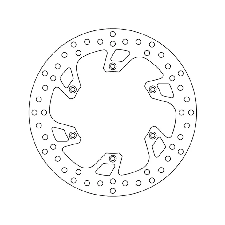 Brembo Bromsskiva Serie Oro - MC Bromsskivor - 232-68B407B8 - 1