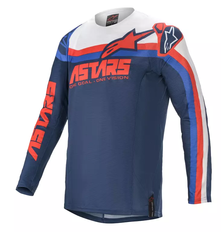 Crosströja Alpinestars Techstar Venom blå/röd/vit - Crosströjor - D346848 - 1