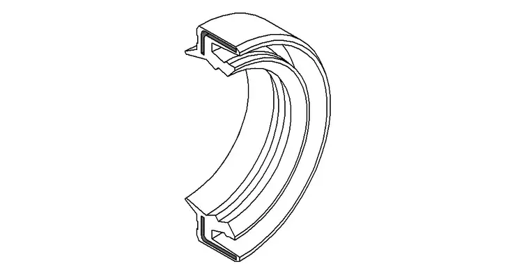 Packbox ARIETE framgaffel: 41,7x55x10-10,5 - Motocross oljetätningar - ARI028 - 1