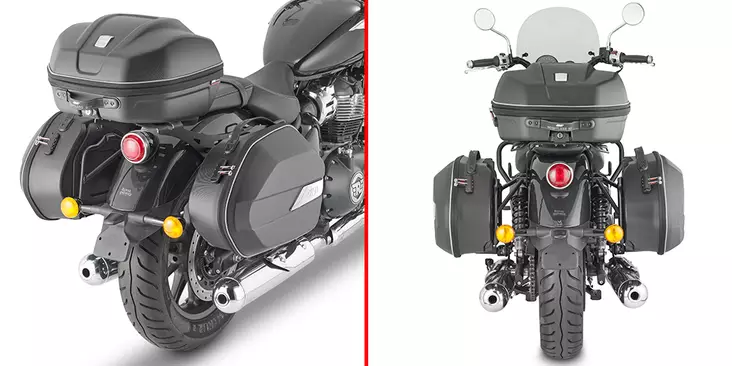 Givi Specific pannier holder ENFIELD SUPER METEOR 650 (23) - MC Väskhållare - 322-PL9058 - 1
