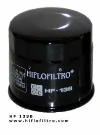 HiFlo oljefilter HF138 - MC Oljefilter - 20-HF138 - 1