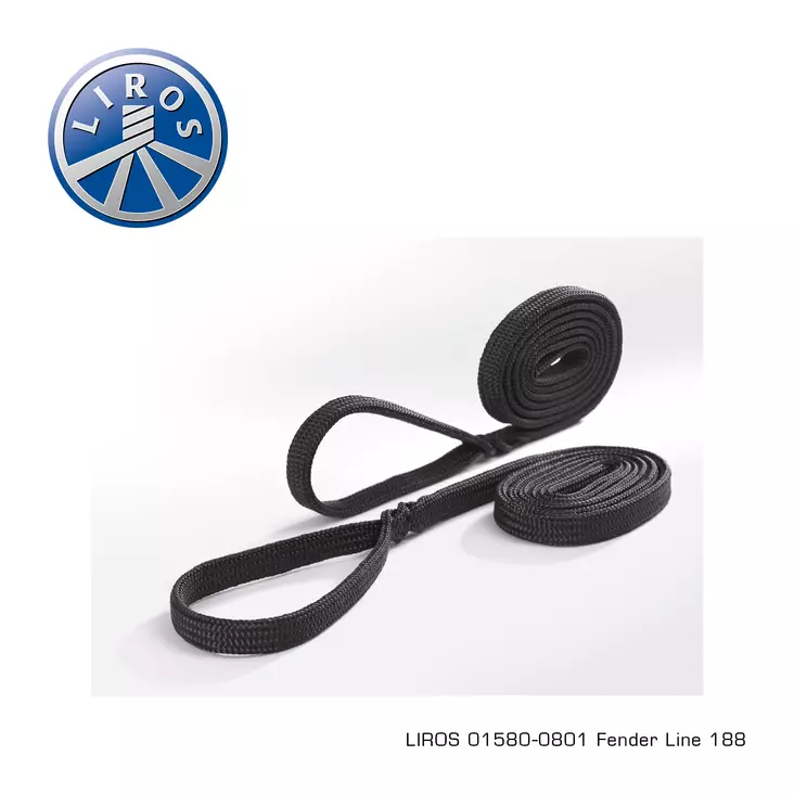 Fenderlina, 8mmx2m med ögonslits, svart - Fenderlinor - 505-01580-0801-188 - 1