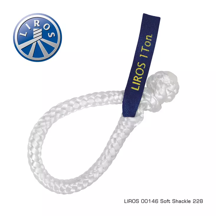 Liros Soft Shackle 1t, vit - Schackel - 505-00146-0066-228 - 1