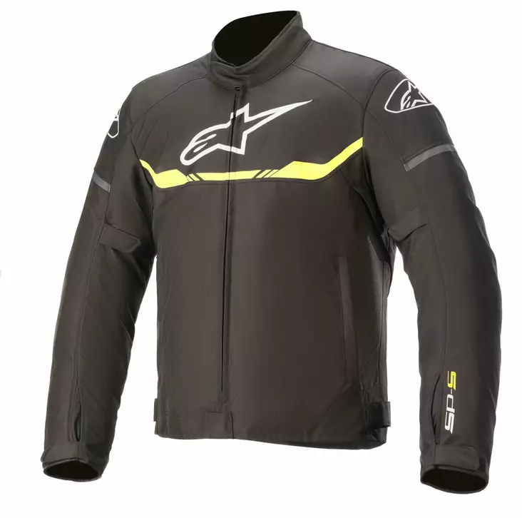 Jacka Alpinestars T-SPS vattentät, svart/gul - MC jackor - D323758 - 1