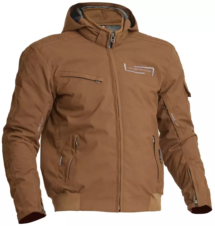 Textiljacka Lindstrands Uvan, brun - MC jackor - 720-21061030-48 - 1