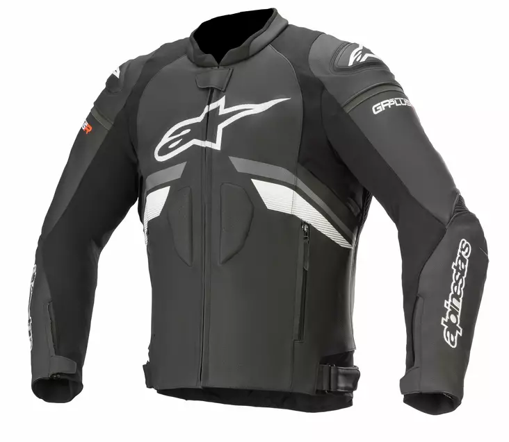 Skinnjacka Alpinestars GP Plus R V3, svart/vit - MC skinnjackor - D323648 - 1