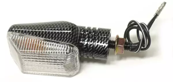 Hyper MINIBLINKERSPAR, carbon klart glas - MC Blinkers - 15-928 - 1