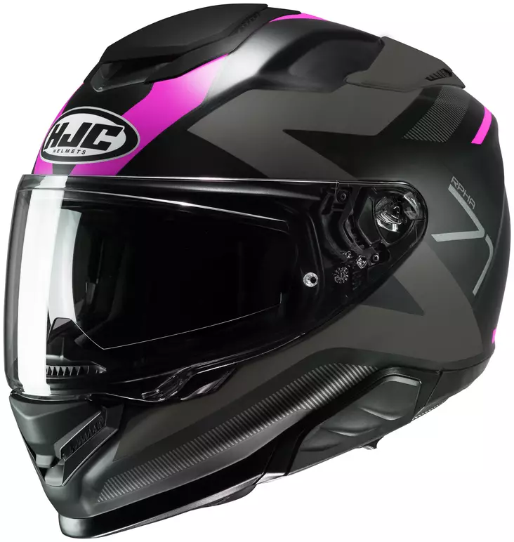 Motorcykelhjälm HJC RPHA 71 Pinna, svart/rosa MC8SF - MC integralhjälmar - 630-23028 - 1