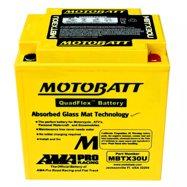 MOTOBATT batteri MBTX30U Factory sealed - Motorbatt batteri - 14-528 - 1