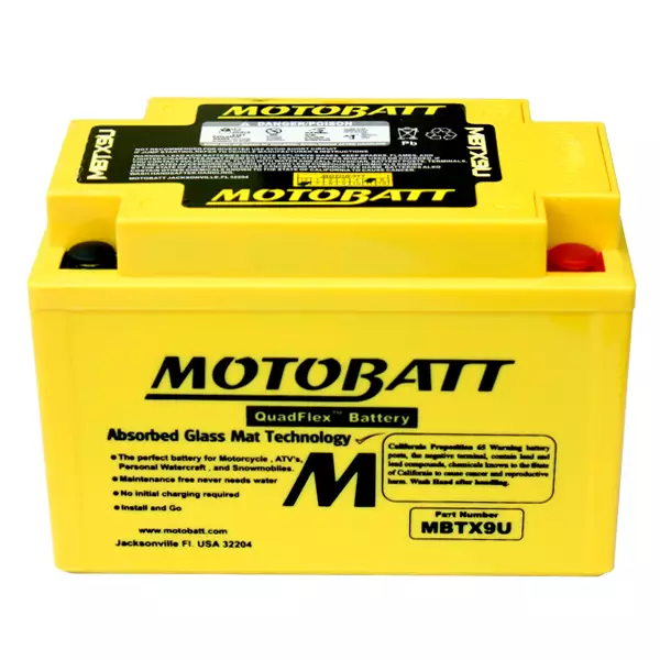 MOTOBATT batteri MBTX9U Factory sealed - Motorbatt batteri - 14-508 - 1