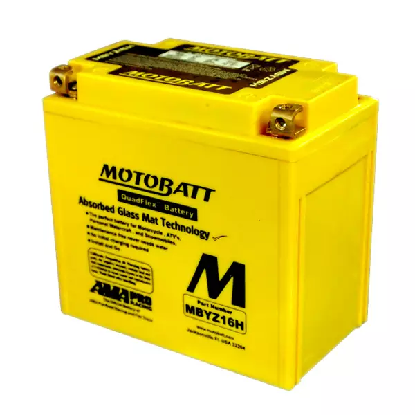 MOTOBATT batteri MBYZ16H HeavyDuty Factory sealed - Motorbatt batteri - 14-518 - 1