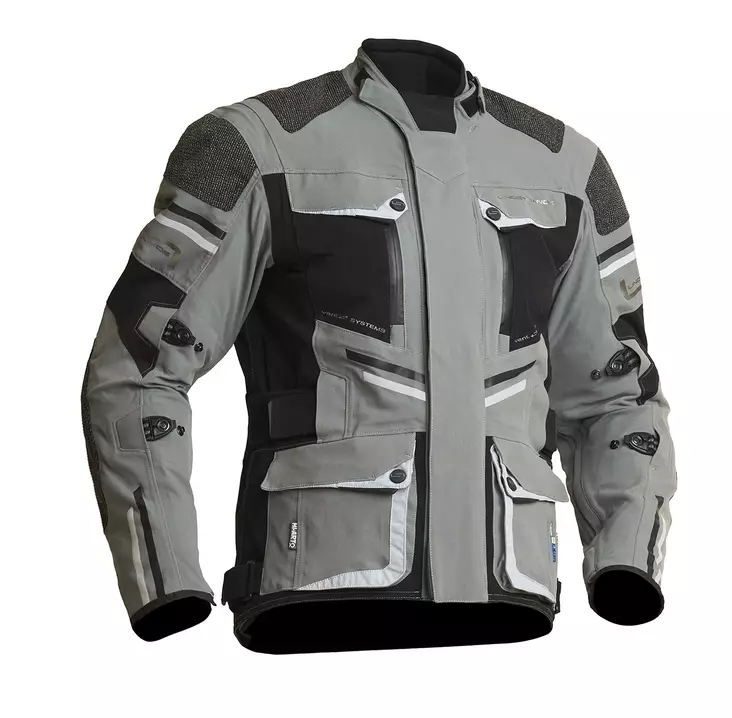 Textiljacka Lindstrands Sunne, grå - MC jackor - 720-21060290-48 - 1