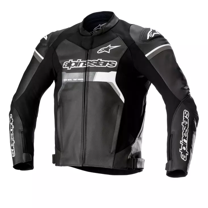 Skinnjacka Alpinestars GP Force Tech Air, svart/vit - MC skinnjackor - D412788 - 1