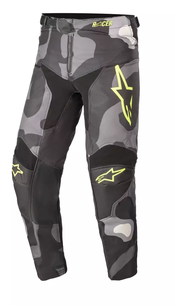 Alpinestars Junior crossbyxa Racer Tactical, camo/gul fluo - Barn crossbyxor - D347378 - 1