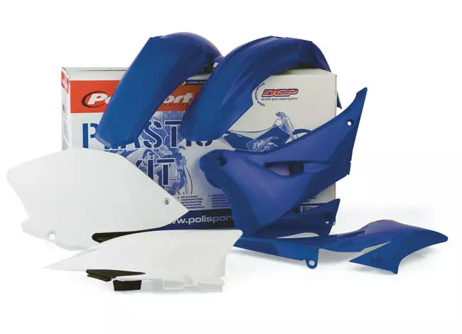 Polisport plastic kit WR450F 12- blue/white - Motocross plastsats - 178-90468 - 1
