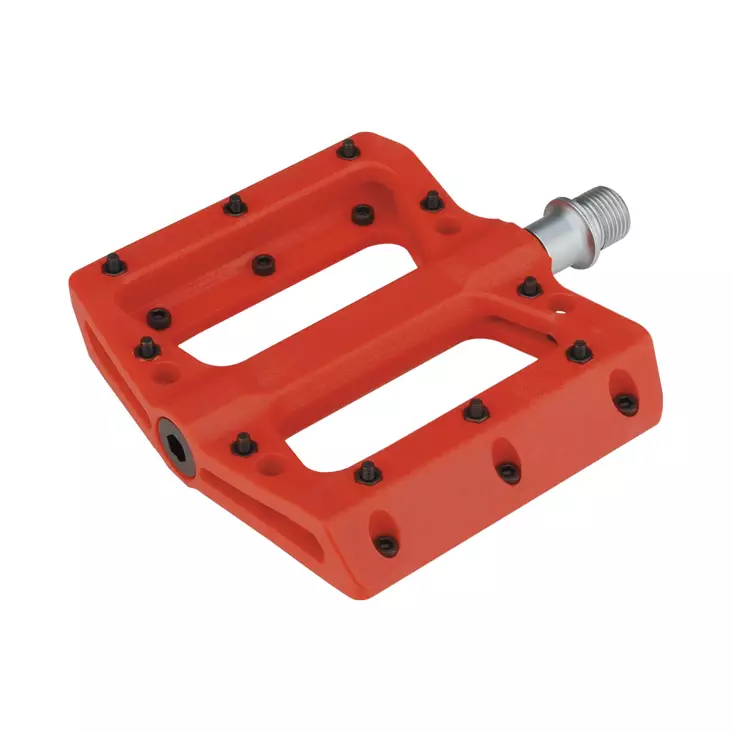 Pedal 9/16" Cavo Flat/BMX, termoplast, röd - MTB pedaler - 47-148 - 1