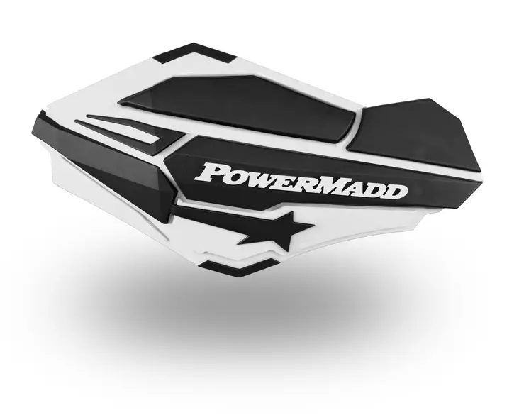 Powermadd Handskydd Sentinel vit,svart - Motocross handskydd - 862-34428 - 1