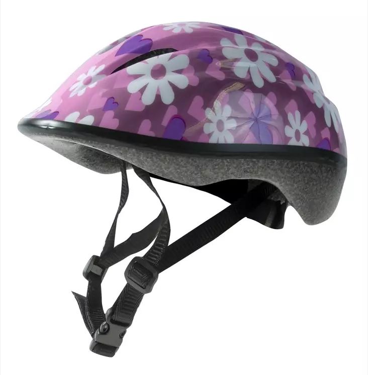 Cykelhjälm GTX Fun, flickor 46-53 cm, röd, med justeringsband - Cykelhjälmar - 93108 - 1