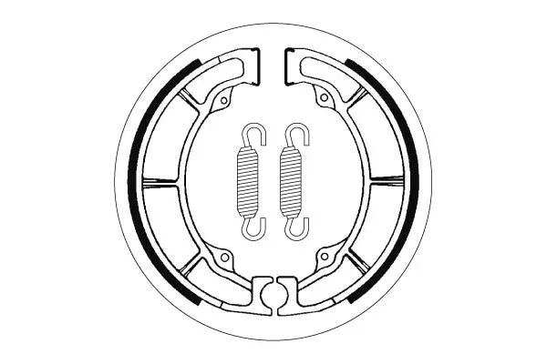 SBS Bromssko 2038 - MC Bromsskor - 23-2038 - 1