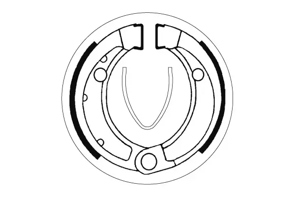 SBS Bromssko 2048 - MC Bromsskor - 23-2048 - 1