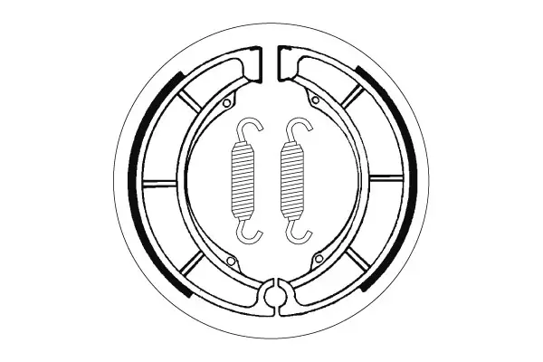 SBS Bromssko 2098 - MC Bromsskor - 23-2098 - 1
