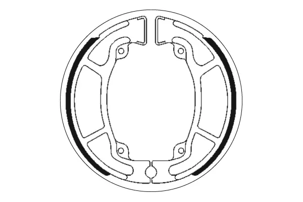 SBS Bromssko 2208 - MC Bromsskor - 23-2208 - 1