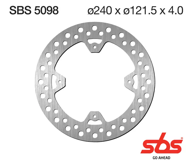 SBS Bromsskiva Standard - MC Bromsskivor - 230-5098 - 1