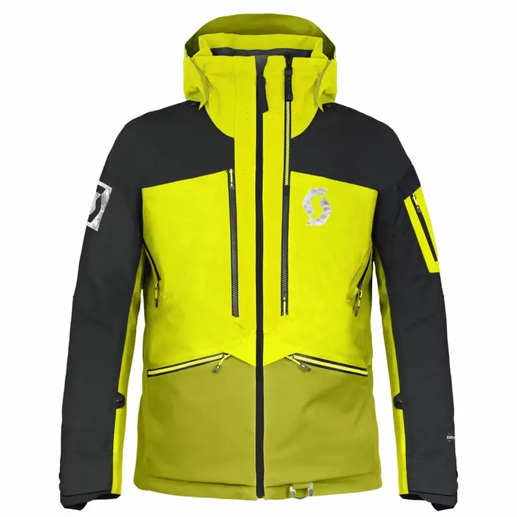 Scott Concept Flex Dryo 3-in-1 skoterjacka, svart/gul - Skoterjackor - 623-2508 - 1