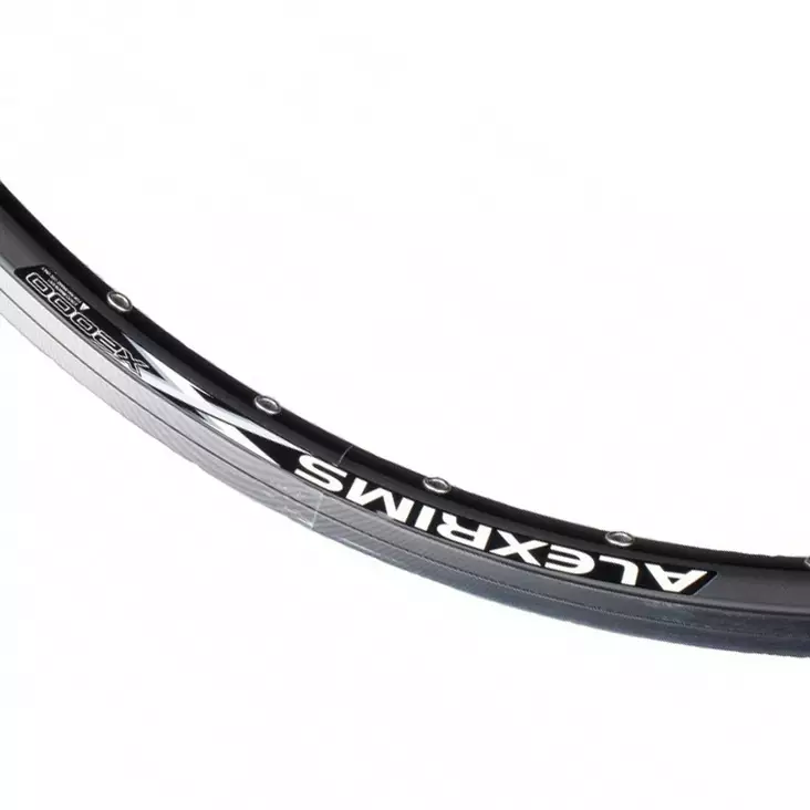 Fälg ALEX 26" 19-584, X2000 36H, dubbelbottnad , CNC fräst, aluminium, svart - Fälgar fram 26"/559 - 62808 - 2
