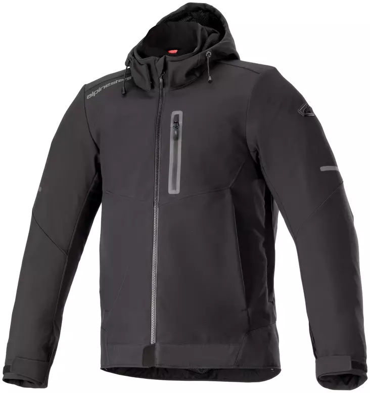 Vattentät MC-Hoodie Alpinestars Neo, svart - MC jackor - D439458 - 1