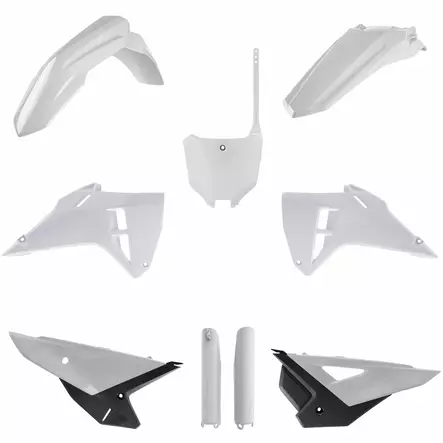Polisport plastkit CRF450R 25-.. CRF250R 25-.., Vit - Motocross plastsats - 178-91599 - 1