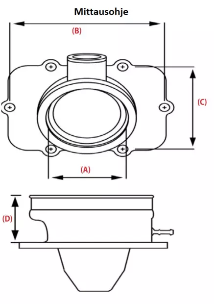 Sno-X Förgasarfläns Rotax - Snöskoter förgasarflänsar - 87-059 - 2