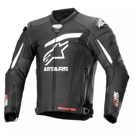 MC-skinnjacka Alpinestars GP Plus R v4 RK, svart/vit - MC skinnjackor - D489319 - 1